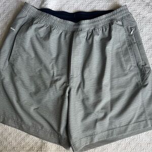 Birddogs Gray Athletic Performance Shorts with Navy athletic lining Size XL